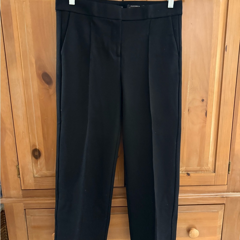 Jcrew black Italian ponte trousers - never worn